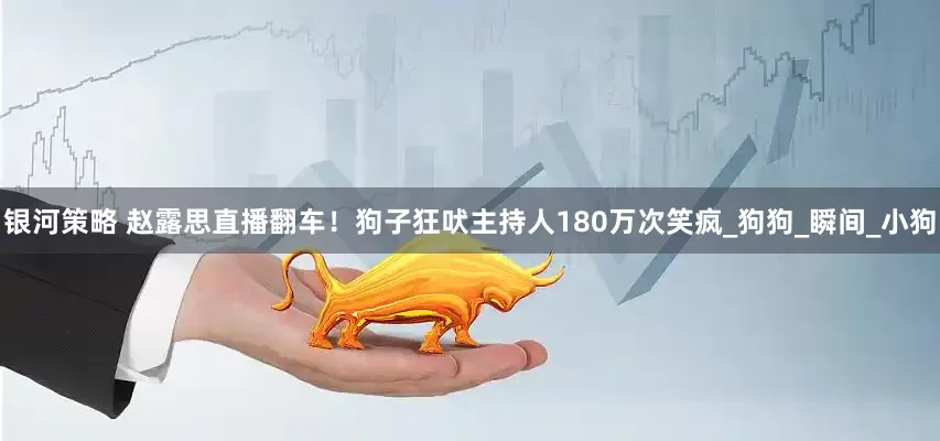 银河策略 赵露思直播翻车！狗子狂吠主持人180万次笑疯_狗狗_瞬间_小狗