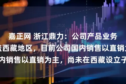 嘉正网 浙江鼎力：公司产品业务服务范围已覆盖西藏地区，目前公司国内销售以直销为主，尚未在西藏设立子公司